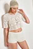 Vintage Mrežaste kratke hlače za dame image