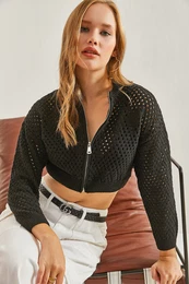 Women's Openwork Knitwear Cardigan