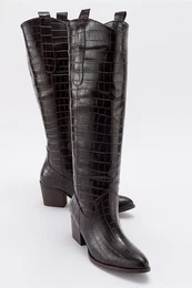 VIENNA Brown Print Women's Boots
