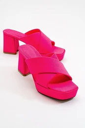 Lowa Fuchsia Women's Heeled Slippers