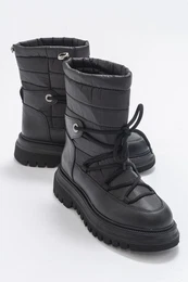 Weld Black Skin Women's Snow Boots