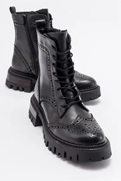 Women's CORALO Black Lace up Boots