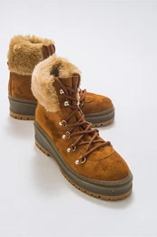 4010 Tan Suede Women's Boots