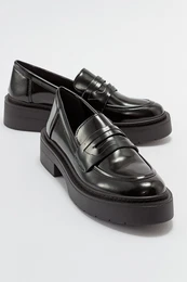 NONTE Women's Black Spreading Loafers