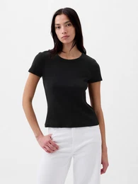 Ribbed T-shirt - Women