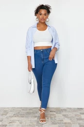 Curve Svtle Modr Extra Flexibiln Skinny Dny