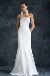 Svatebn Bl Pleten Dlouh Svatebn/Veern aty