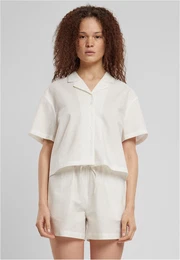 Women's Seersucker shirt - white