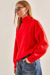Women's Turtleneck Oversize Knitwear Sweater