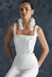 Brez rokavov Bustier top za dame image