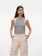 Women's white striped tank top AWARE by VERO MODA Wett - Women
