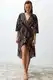 Trendyol Ethnic Patterned Midi Woven Flounce Beach Dress