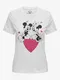 White women's T-shirt ONLY Mickey