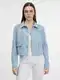 Orsay Women's Blue Suede Jacket - Women's