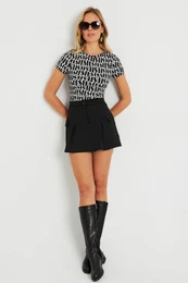Women's Short Skirt Black