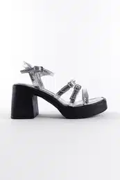 Women's Sandals with Platform Buckle