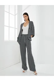 Palazzo Trousers Wide Leg High Waist Pocket