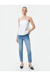 Slim Fit Jeans Elastic Standard Waist - Eve Slim Jeans