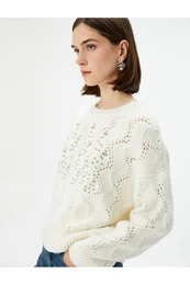 Tuba nsal X Cotton - Shiny Stone Knitted Sweater