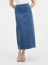 Modr dmsk dnov sukn - Dmsk