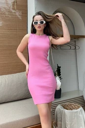 Women's Crew Neck Camisole Dress