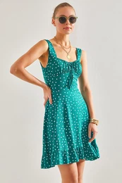 Women's Strap Patterned Dress