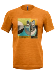 Men's T-shirt Joker Wolf/Mustard