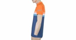 Men's Jersey Cyklo Summer Stripe Blue/Orange