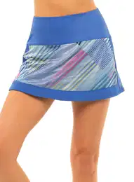 Women's Long Sheer Genius Skirt Blue Marine L