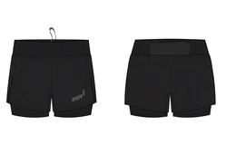Women's shorts Trailfly Ultra 3 2in1 Short Black