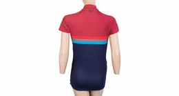 Women's cycling jersey Cyklo Summer Stripe Blue/Lilla