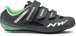 Women's Cycling Shoes North Wave Core Wmn Grey-Green
