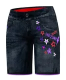 Tie Dye Denim kratke hlače za dame image