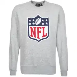 Men's NFL Team Logo Crew Grey Sweatshirt