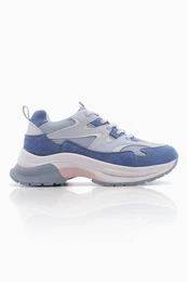 Women's Sneaker High Sole Lace Up Sneakers Artela Blue