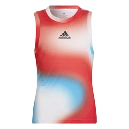 Match Tank White/Red 152 cm for girls