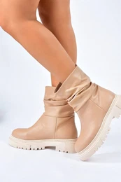 Women's Tan Leather Boots