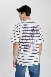 Comfort Fit Crew Neck Printed T-Shirt
