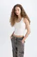DEFACTO Slim Fit Camisole U Collar Undershirt