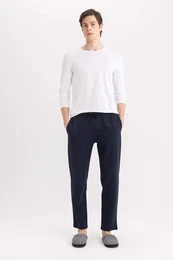 Regular Fit Pocket Pajama Bottoms