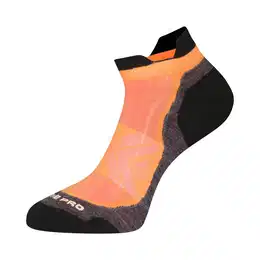 Merino wool ankle socks WERDE neon salmon