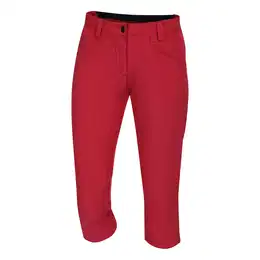 Women's softshell capri WEDERA chilli