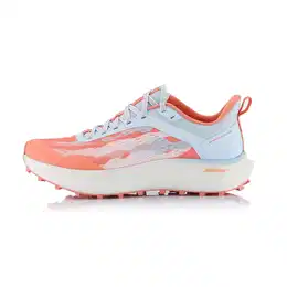 Running shoes with antibacterial insole GESE neon salmon