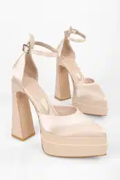 Women's Devon Ten Satin Platform Heels