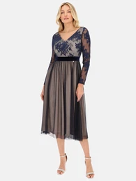Woman's Dress Karena Navy Blue