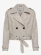 Creamy women's faux leather jacket ONLY Vera - Women