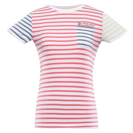 Women's cotton T-shirt BOATERA calypso coral