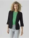 Black women's jacket with linen blend VERO MODA Jesmilo - Women