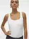 White women's tank top Vero Moda Million - Women