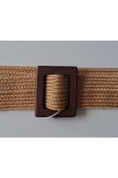 Women's belt - dark beige